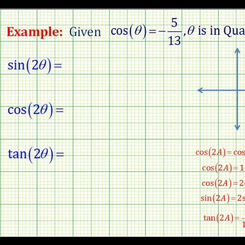 Double Angle Values Given Info Ex1