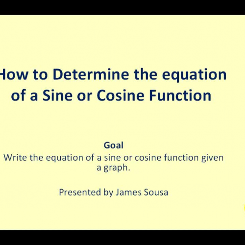 Equation Sin Cos