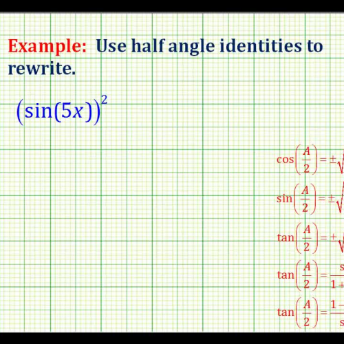 Half Angle Expressions Example