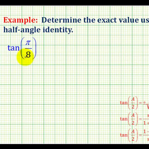 Half Angle Tangent Example