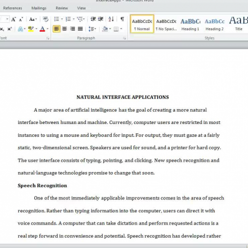 Word L2 Chapter 5 Project 5A Page 190