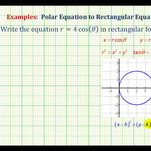 Polar To Rect Equation Ex1