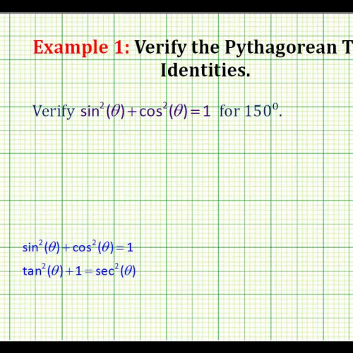 Pythag Ident Verify Example