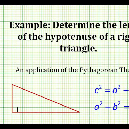 Pythagorean Thm Hyp Example