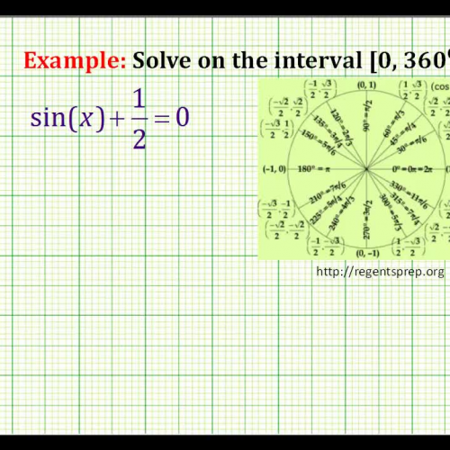 Solve Trig Equation Ex1