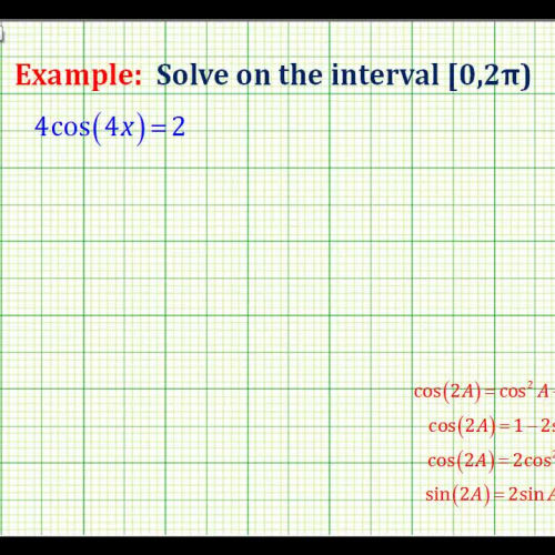 Trig Equation Mult Angle Ex1