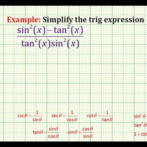 Trig Express Simplify Ex2