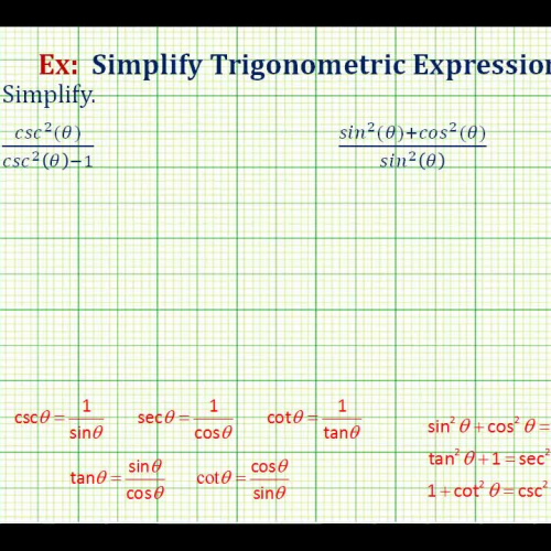Trig Expression Squared Terms Ex4