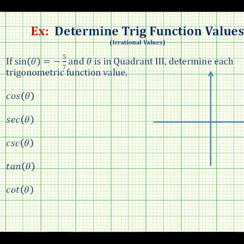 Trig Values Given Sin_ Quad_ Irr Ex