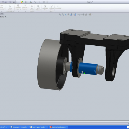 wheel assembly - assembly - distance mate