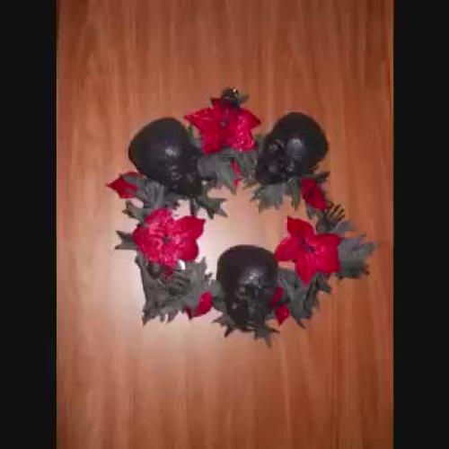 diy halloween wreath under 5 dollars
