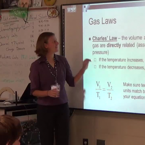 Physical Science Unit 2 Gas Laws (Honors)