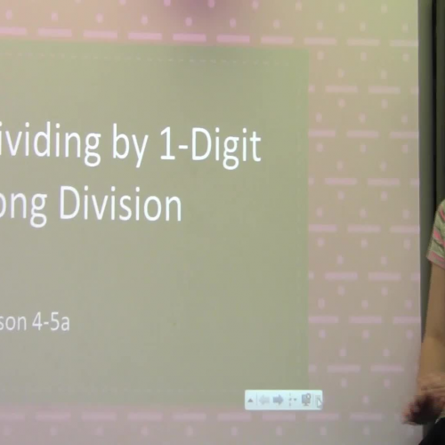 4-5a Long Division (1 digit)