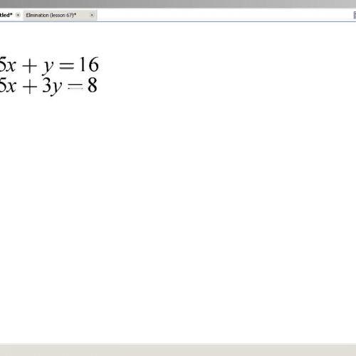 Elimination method -basic (67)