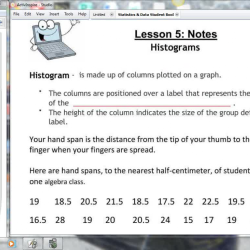 Lesson 5 - Histograms