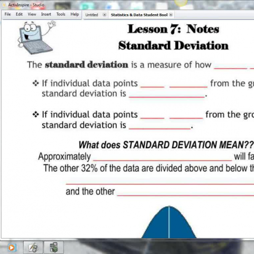 Lesson 7 - Standard Deviation