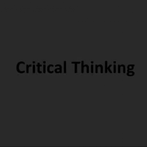 Critical Thinking