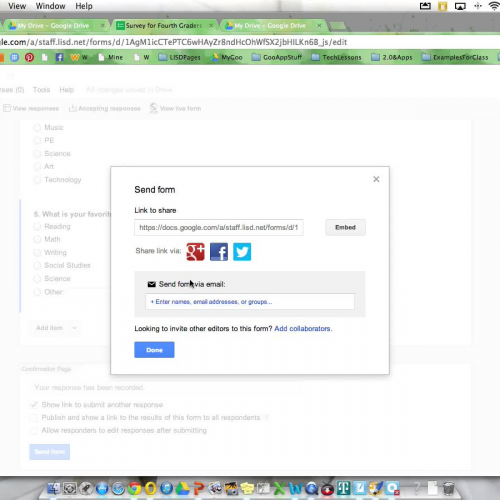 inviting people to your survey