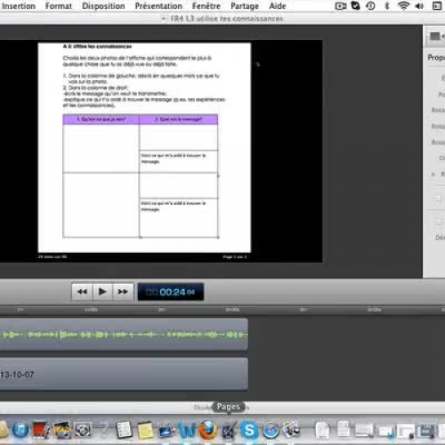 FR4 U1 L6 planifier l’affiche