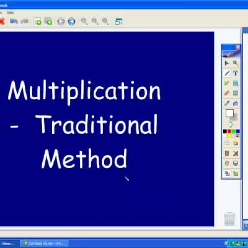 Tradtional Multiplication