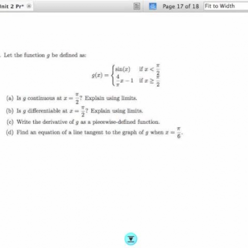 Unit 2 Practice Exam Free Response 2