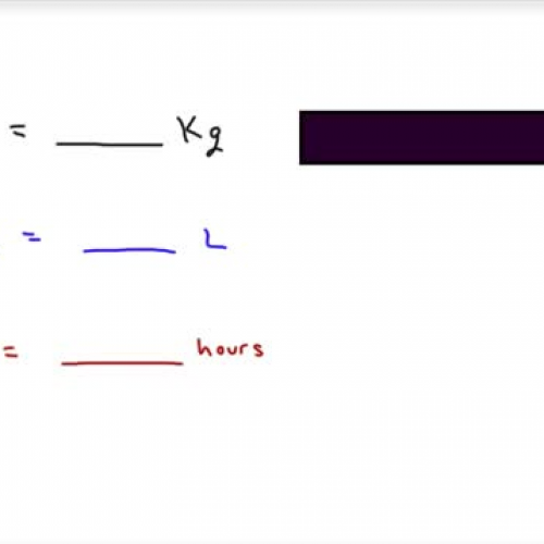 Dimensional Analysis