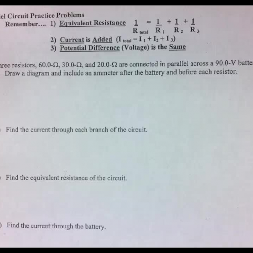 Solving Parallel Circuit Problems