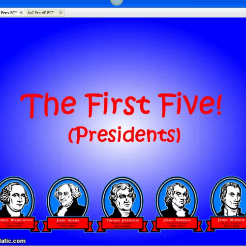 1st 5 Presidents