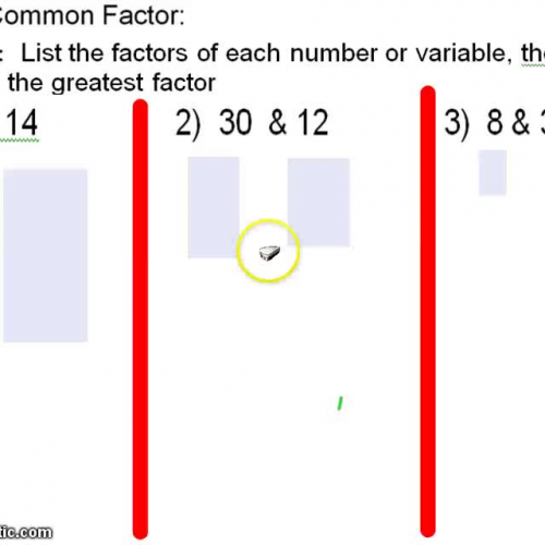 Greatest Common Factor