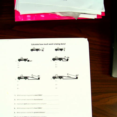 simple machine practice -trucks