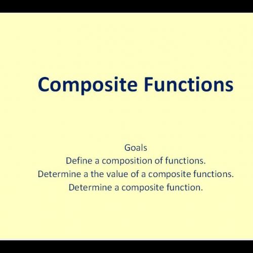 Composite Functions