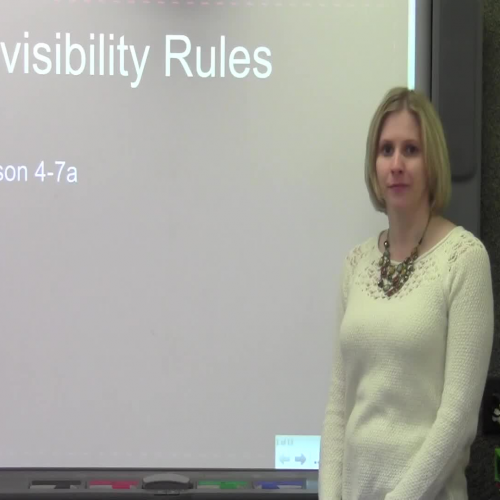 4-7a Divisibility Rules