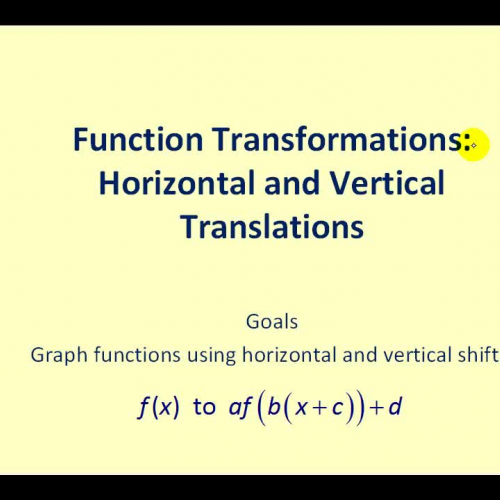 Function Transformations_ Horizontal and Vert