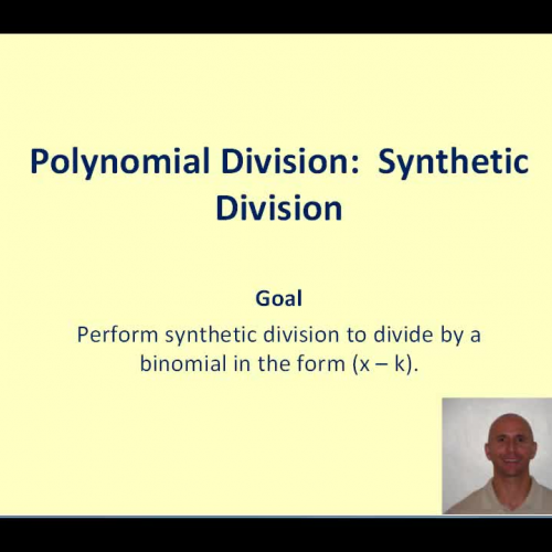 Polynomial Division_ Synthetic Division