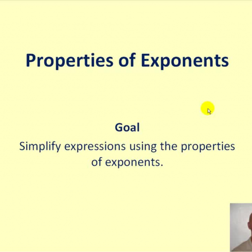 Properties of Exponents