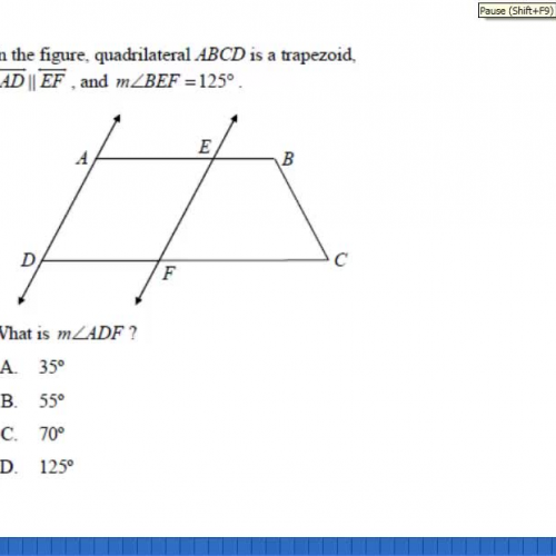 Angles in a trapezoid