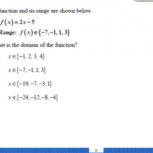 Domain of a function