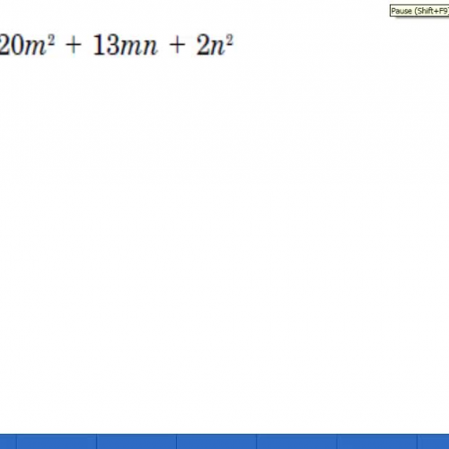 Factoring monomials in two ways