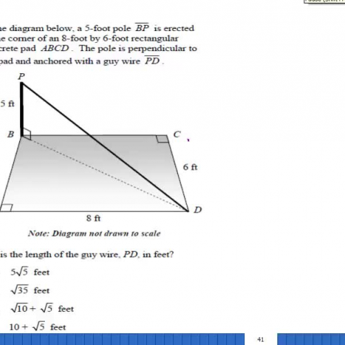 Finding the Hypotenuse