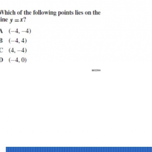 Graphs of linear equations 1