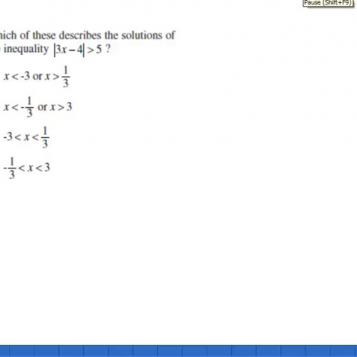 HSPE Absolute value inequalities 1