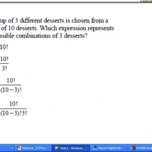 HSPE Combinations