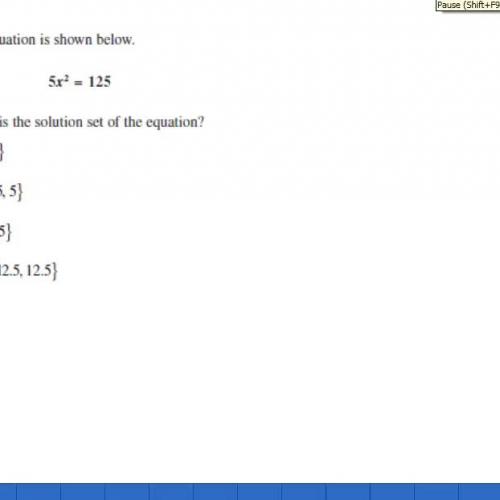 HSPE Quadratic equations