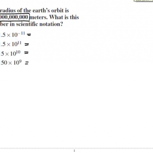 HSPE Scientific notation