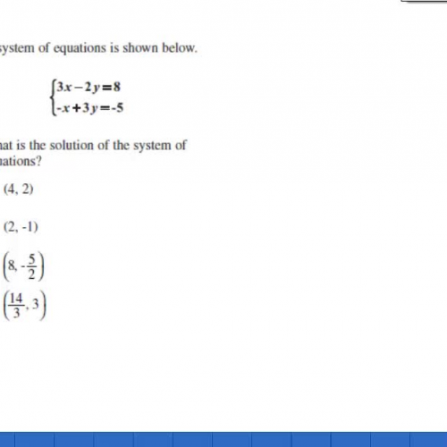 HSPE Systems of equations by elimination 2