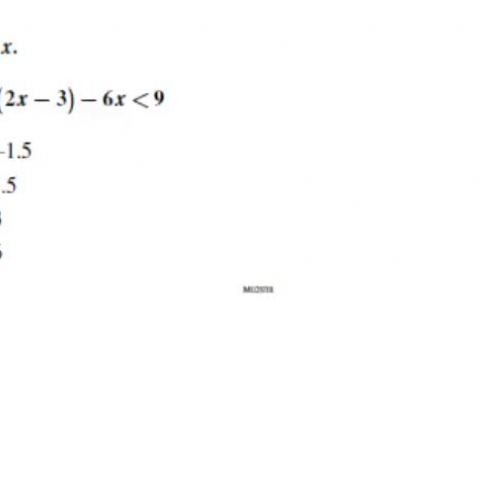 Inequalities