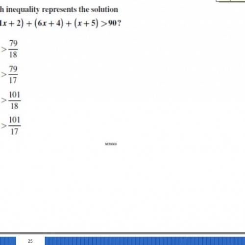 Inequalities 1