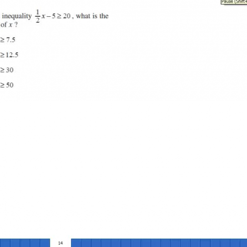 Inequalities 3