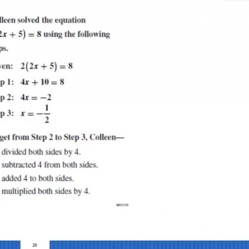 Linear equations 