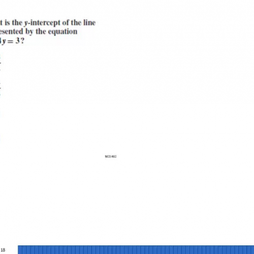 Linear equations intercepts